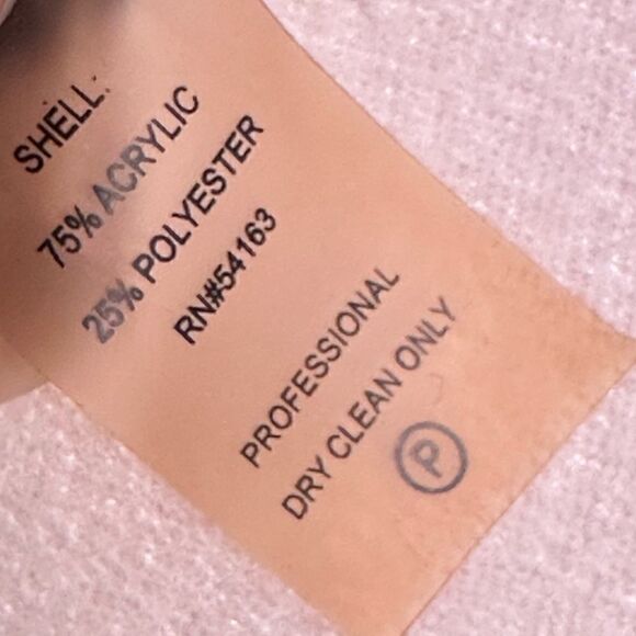 Calvin Klein Short Sleeve Sweater Dress w/ Zipper Accent Size Medium - Picture 6 of 6